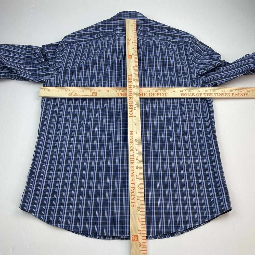 Men's Slim Fit M Untuck It Button Down Wrinkle Free, 100% Cotton Shirt - Picture 3 of 10